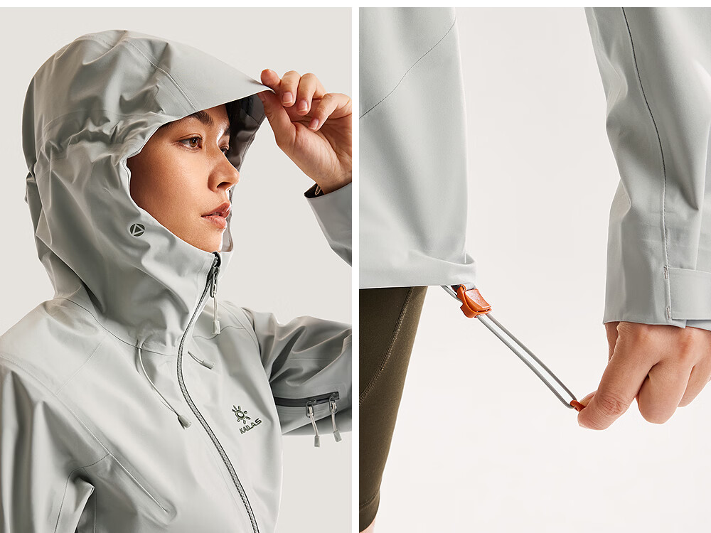 KAILAS Hard Shell Jacket for Women, FILTERTEC 3L Outdoor Hiking Windproof Waterproof Mountaineering Coat 4