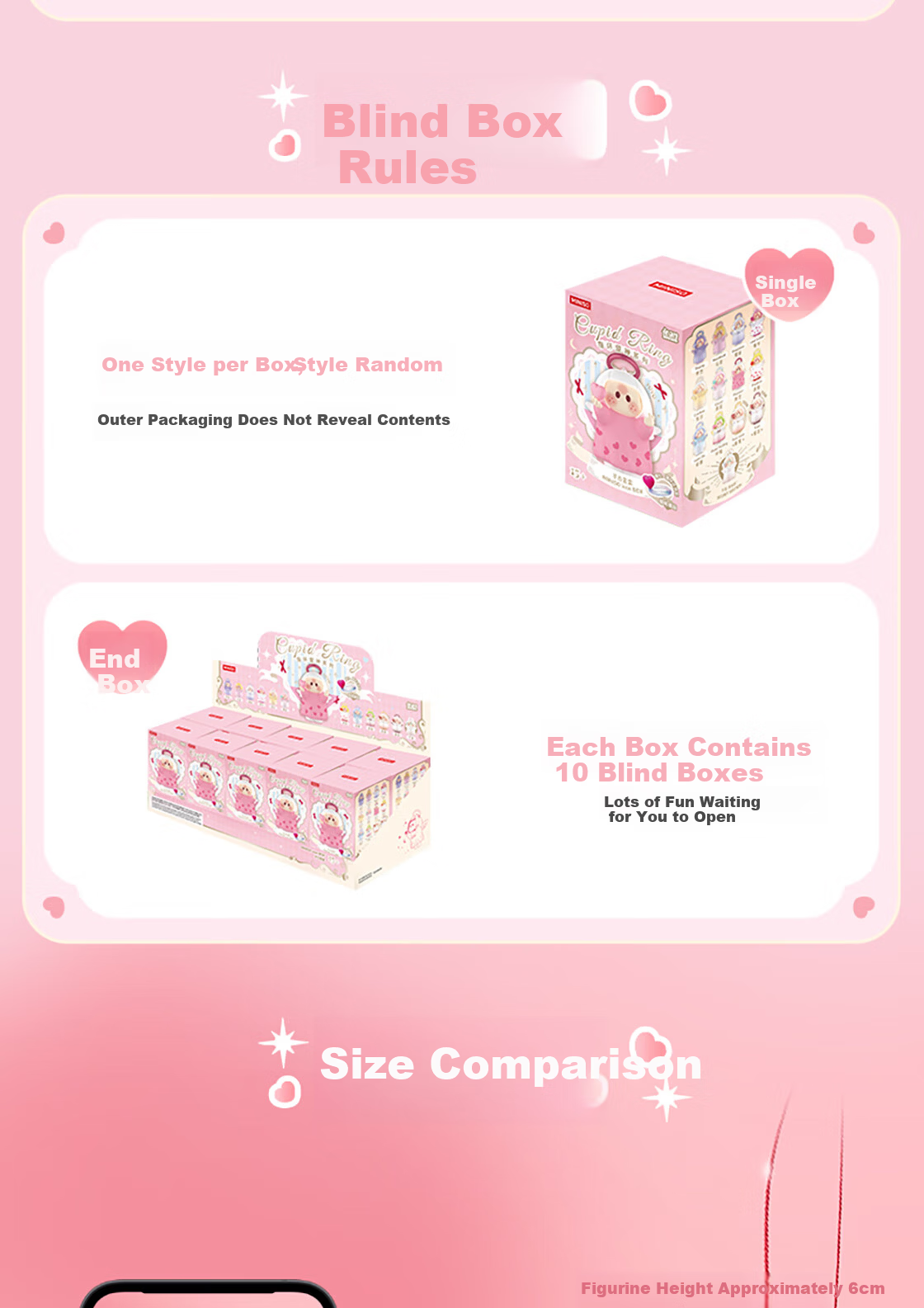 MINISO YOYO Ring Cupid Icon Box Blind Box Figure Right-Right Sauce Ornament Toy Birthday Gift for Girls Display Box 3