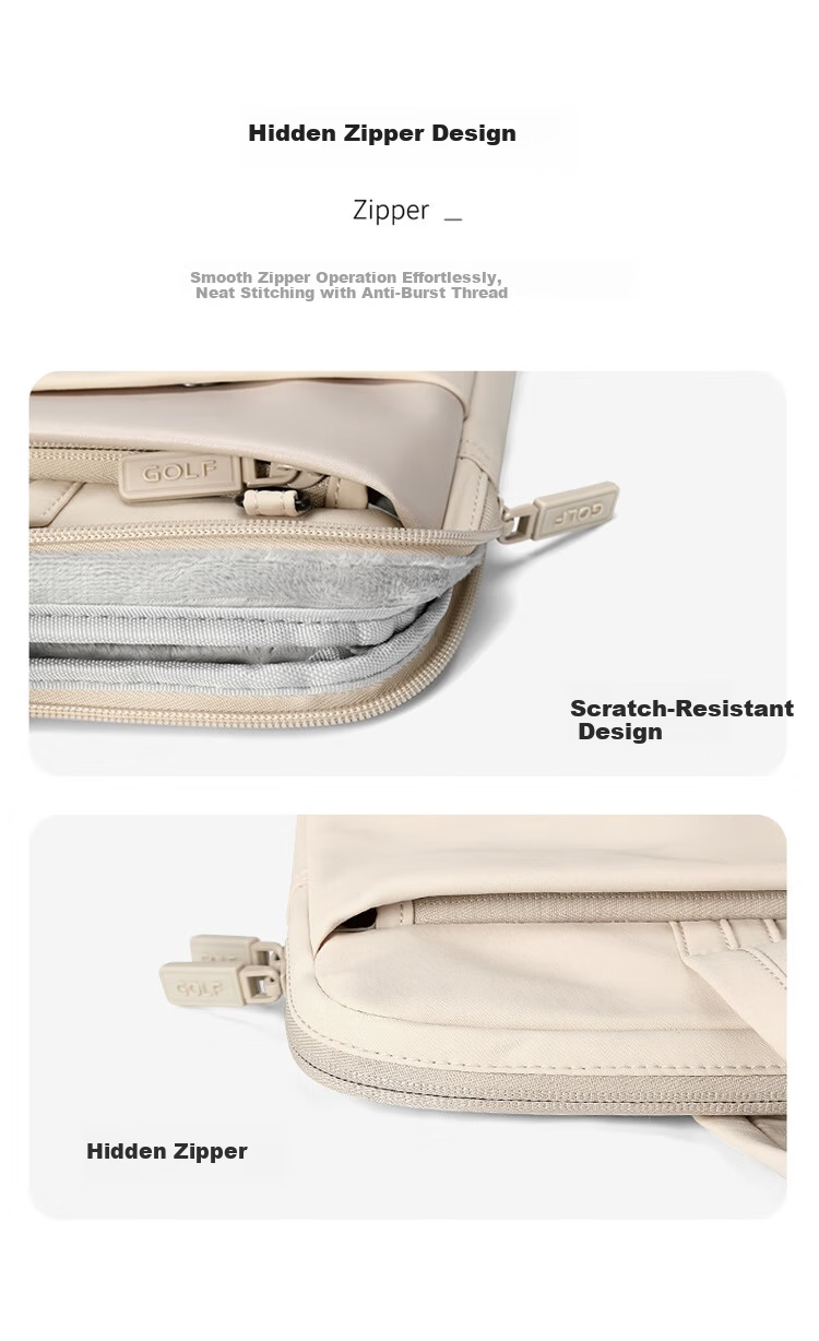 GOLF Women's Laptop Bag Lightweight Business Briefcase 14-inch Notebook File Bag Large Capacity Shoulder Crossbody Bag 13
