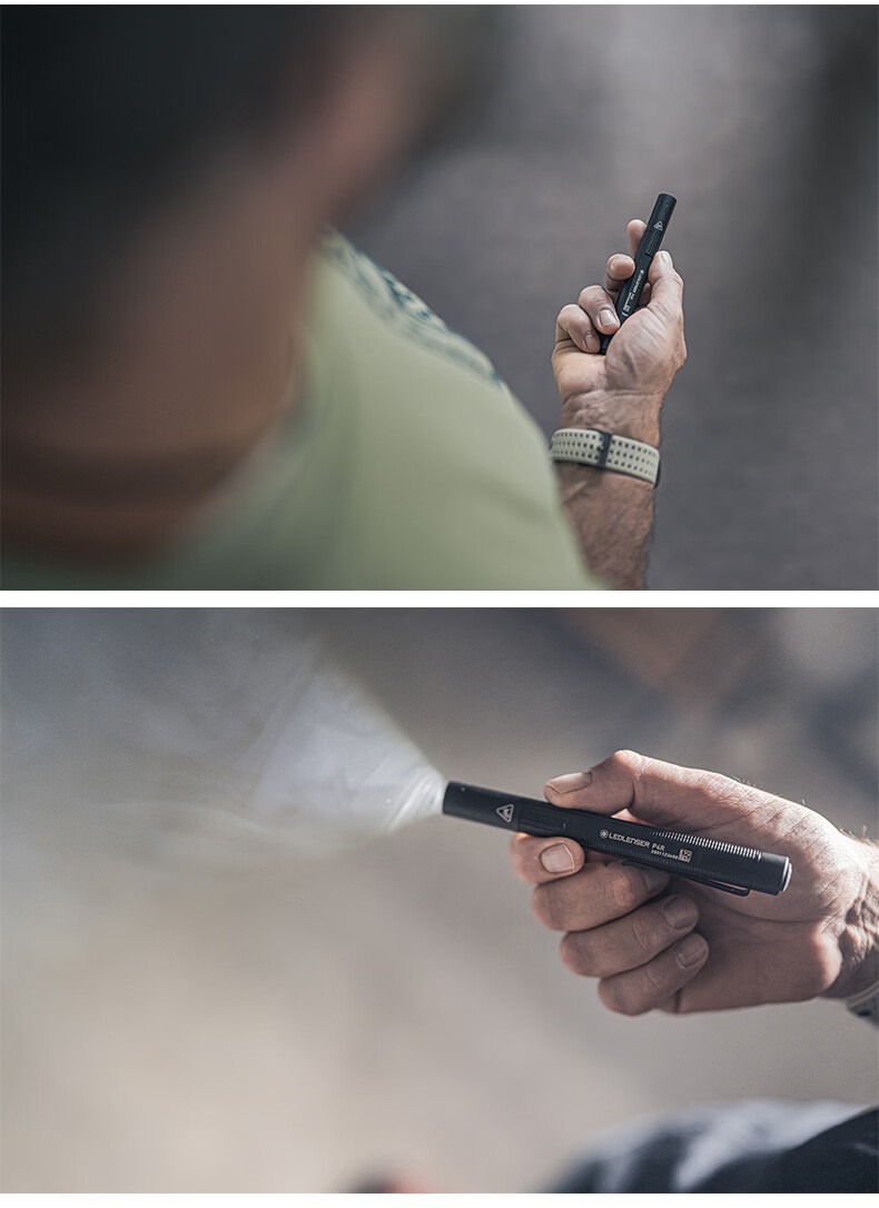 LED LENSER High-Power P4 Pen-Style Portable EDC Flashlight Battery-Powered 10