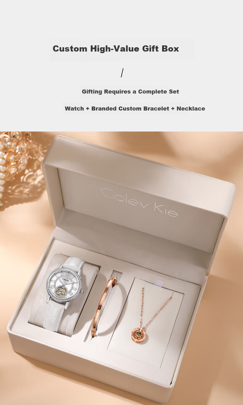 Colevkie Women's Mechanical Watch New Luxury Brand Top Ten Boutique High-End Birthday Gift for Women 4