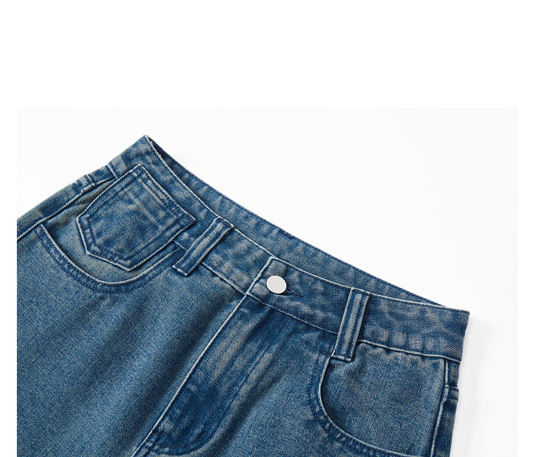 MT Walking Comfort Spring Cloud Soft Cotton Vintage Loose Straight High Waist Slim Fit Premium Women's Jeans 6