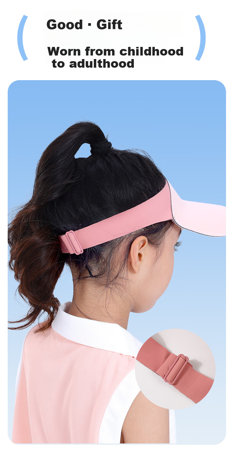 Barbie Children's Summer Sun Hat Baby Sunshade Hat Girls Anti-UV Korean Style Seamless Lightweight Hat 6