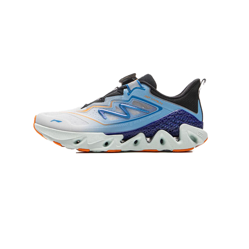 LI-NING Kids Running Shoes Unisex Lightweight Soft Sole Chasing Light 2 Comfortable Breathable Simple Reflective Casual Sneakers
