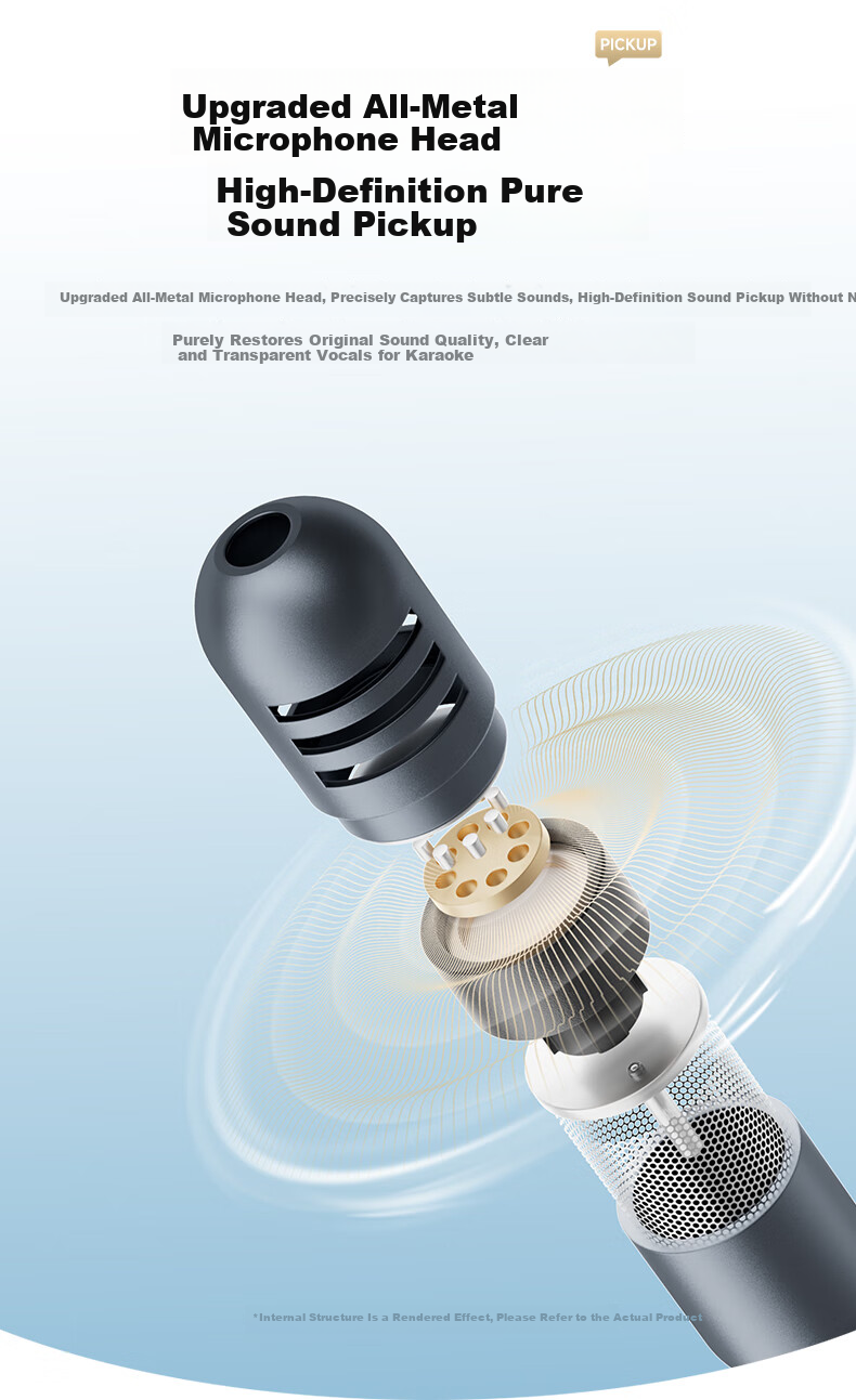 Quanmin K Ge Tencent Music Co-Branded Bluetooth Live Computer Sound Card Speaker Karaoke Wired Control Earphone Microphone with Ear Return Scoring Singing Recording KPods SE Live White 3