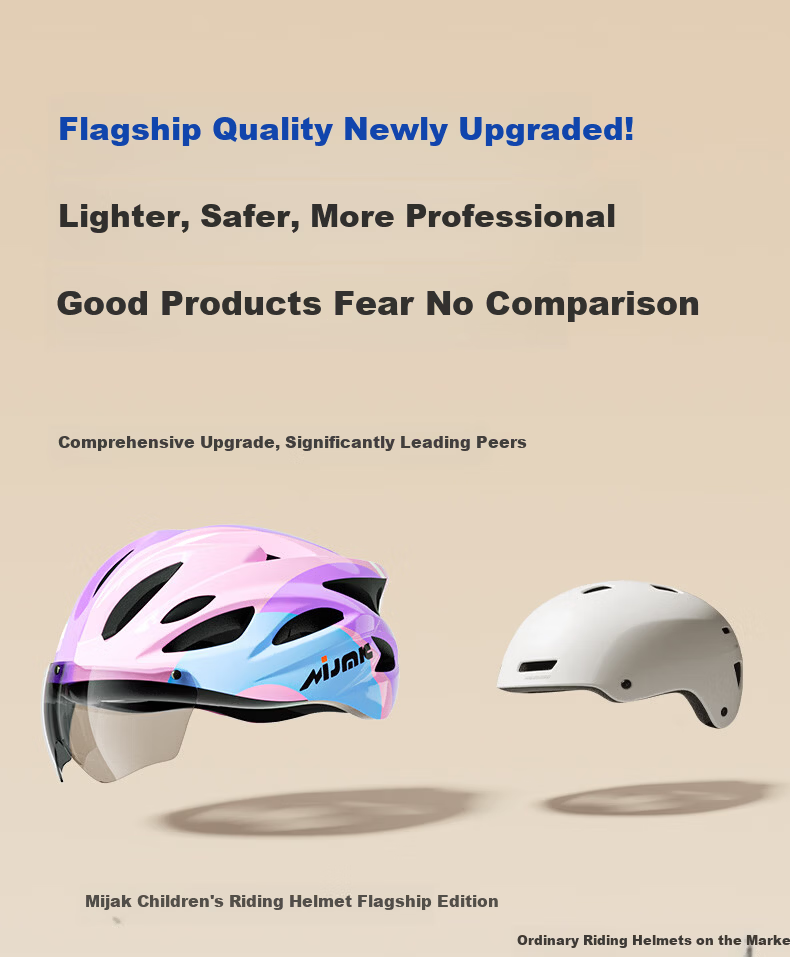 Kids Balance Bike Helmet with Goggles Professional Riding Skateboarding Ice Skating Protective Set for Boys and Girls 6