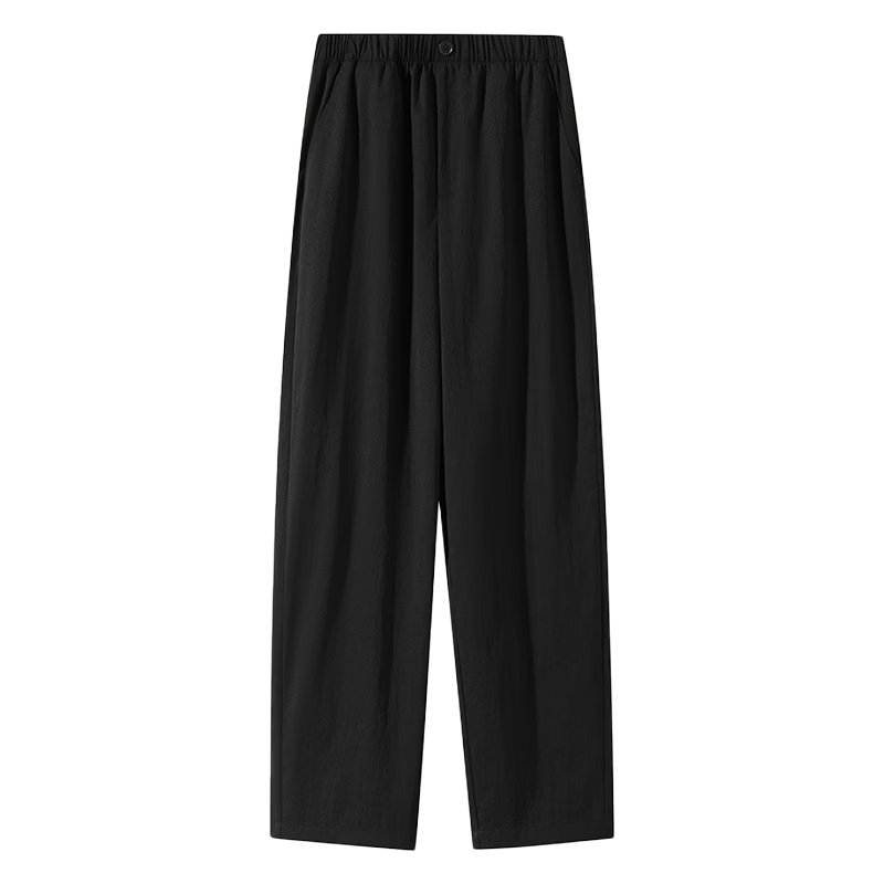 Langsha Women's Straight Harem Pants 2026 Summer Thin High Waist Slimming Nine-Point Straight Carrot Cigarette Pants