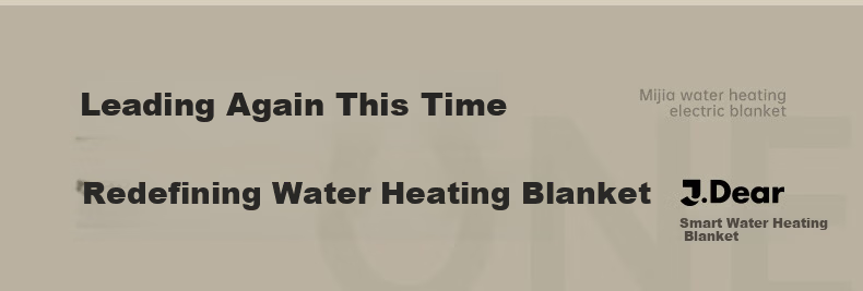 Huanding x JDear JD.com Co-branded High-Temperature Power-Off Warm Spring Double Water Heating Blanket 1.8*2.0m 6