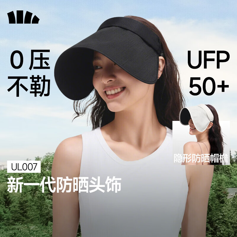 Beneunder Open-Top Sun Protection Hat for Women, Sun Visor Headband, UV Protection, Portable and Foldable