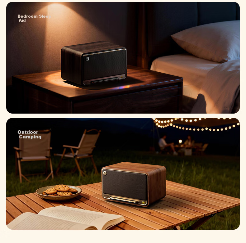 EDIFIER M330 II Retro Desktop Bluetooth Speaker High Power Wireless Portable Home Audio Integrated Artistic Speaker Black Walnut 14