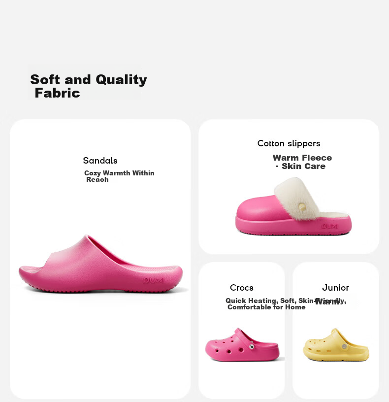 Puxi Summer Kids Slippers Cute Soft Elastic Non-Slip Cloud Feeling Indoor Sandals Balloon Pink Size 28-29 (200mm) 3