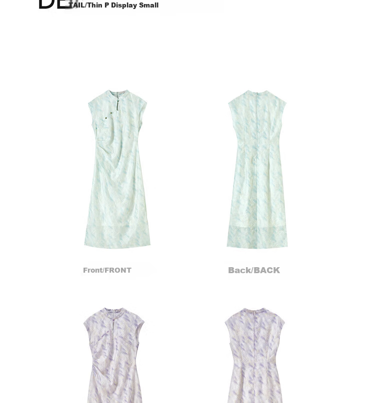 Sentubila Modified Qipao Chinese Style Dress Women Summer Waterdrop Hollow Stand Collar Embroidered New Chinese Waist Slimming Mid-Length Dress 24