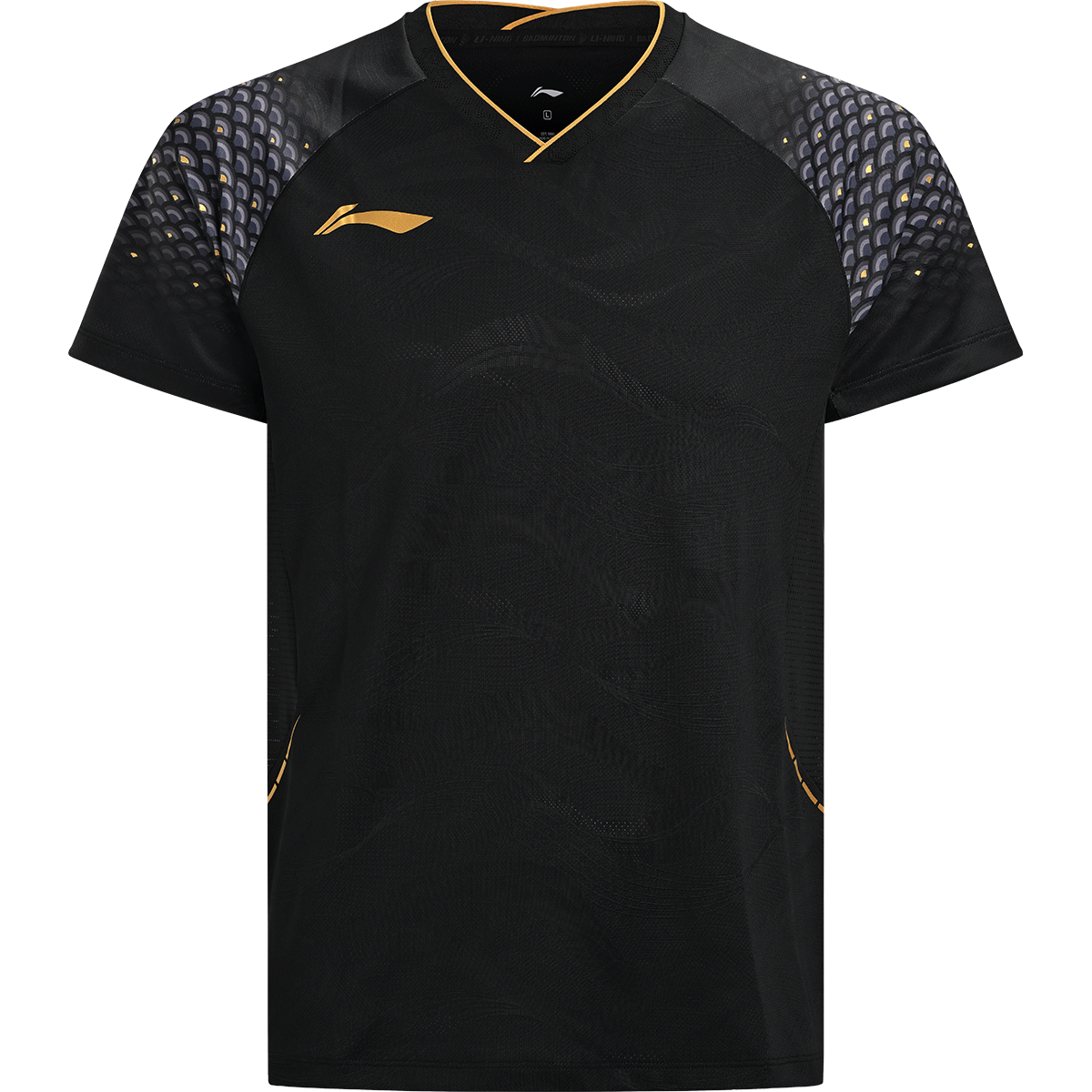 LI-NING Badminton Jersey Unisex Competition Shirt Youth National Team Official White XL