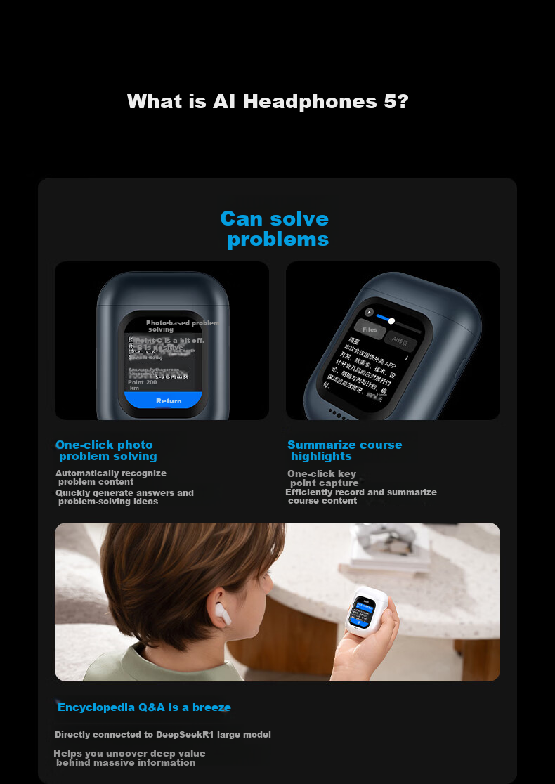 Honor Choice AI Call Earphones Honor Earphones Bluetooth Earphones Small Screen Phone Youth Earphones Social Communication Photo Study Helper Voice Companion Star Dream Silver 3