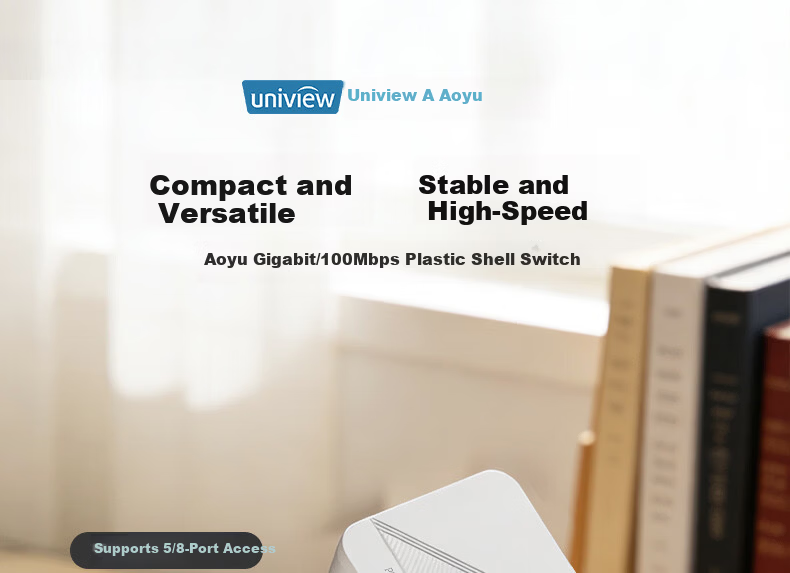 UNV Technology 5-Port 100Mbps Industrial Enterprise Ethernet Switch LSW-1105 1