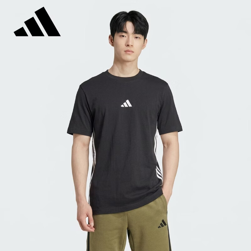 Adidas Men's Sports Style Series M 3S SJ T Short Sleeve T-Shirt JD1906 Black L 1
