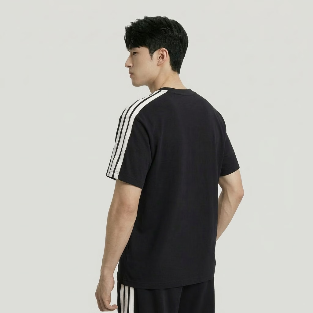 Adidas Sport Style Series Men's ST 3ST SS Tee Short Sleeve T-Shirt KR2491 White M 2