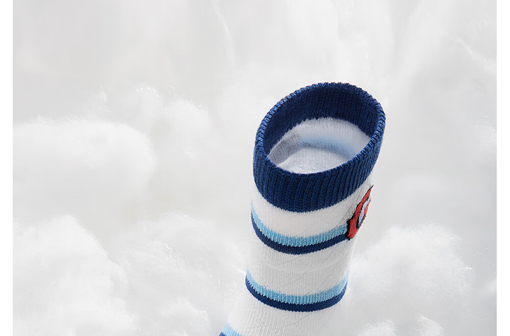 Betis Children's Socks 7-9 Years Summer Thin Antibacterial Sports Socks Sweat-Absorbing Breathable Mid-Calf Socks for Boys and Girls 6