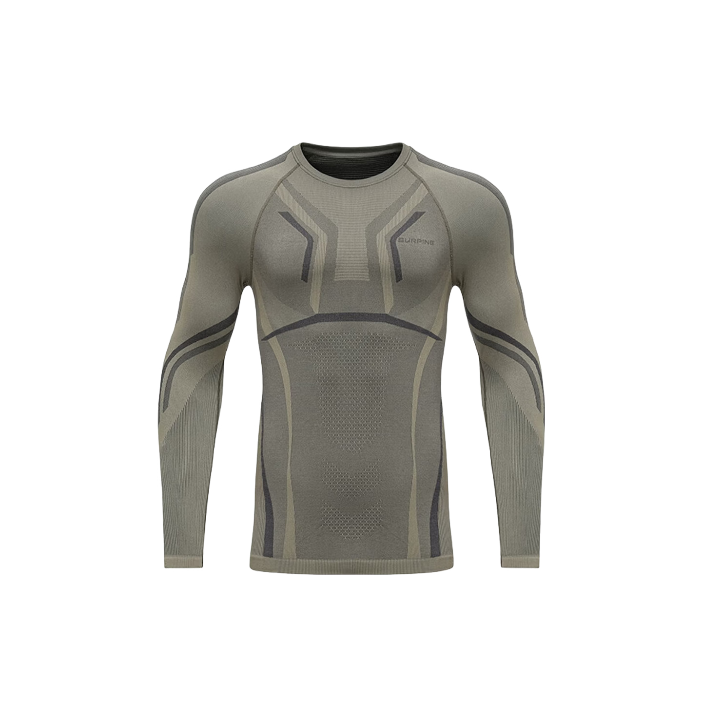 SURPINE Yuxue Series Merino Wool Ski Quick-Dry Shirt for Men, Antibacterial Moisture-Wicking Functional Underwear