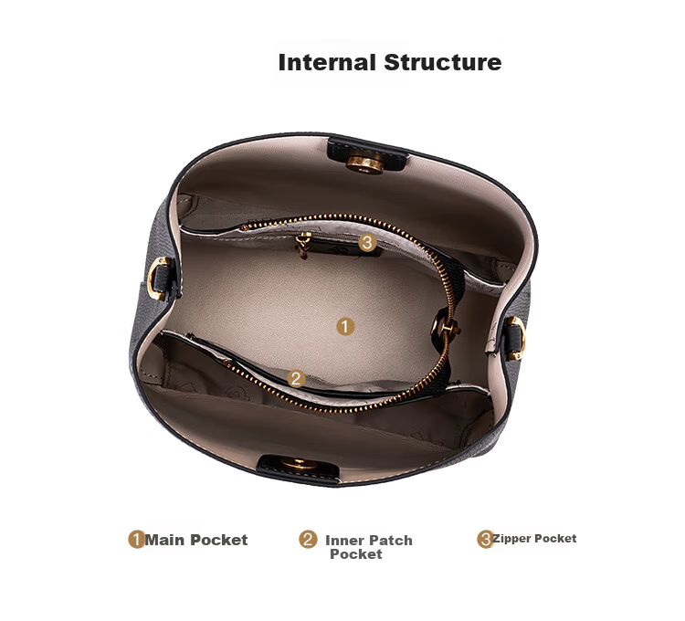 Hush Puppies Women's Trendy Bucket Bag Crossbody Shoulder Bag Large Capacity Birthday Gift for Girlfriend and Wife 8