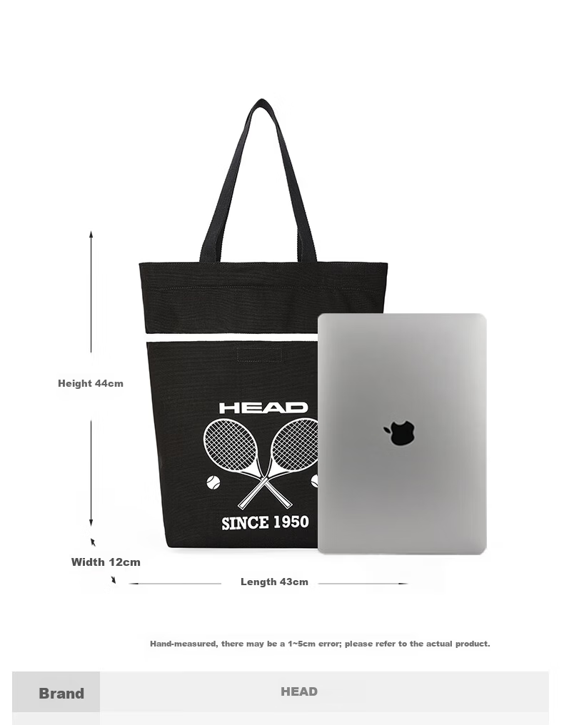 HEAD Tennis Bag Badminton Racket Bag Canvas Fashion Shoulder Bag with Built-in Racket Compartment Unisex 7