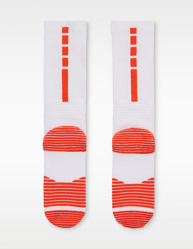 NIKE Men's Sports Socks Support Mid-Calf Casual Socks HM0285-105 White S 3