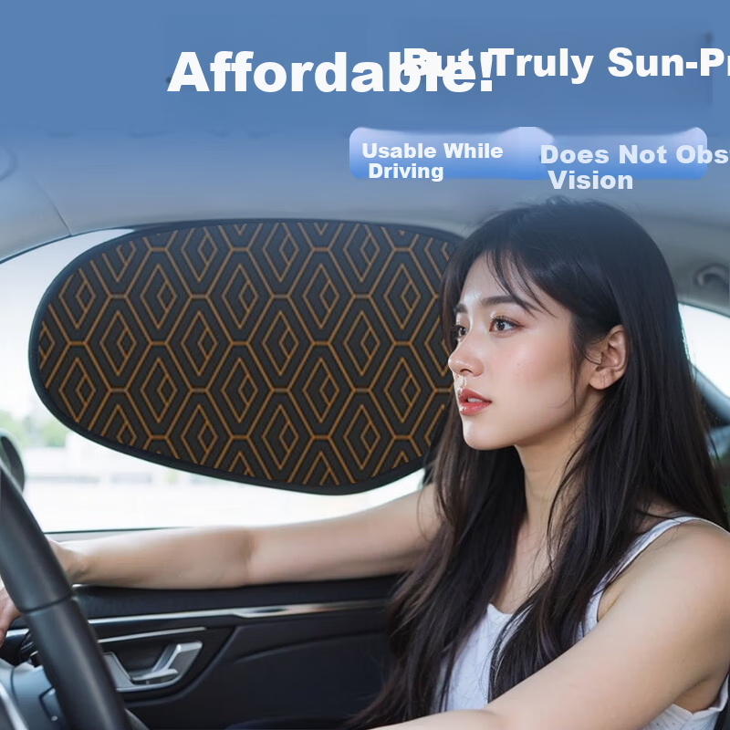 Digalun Car Sunshade Curtain Interior Sun Block Heat Insulation Sunshade Window Curtain for Car Glass Side Window 1