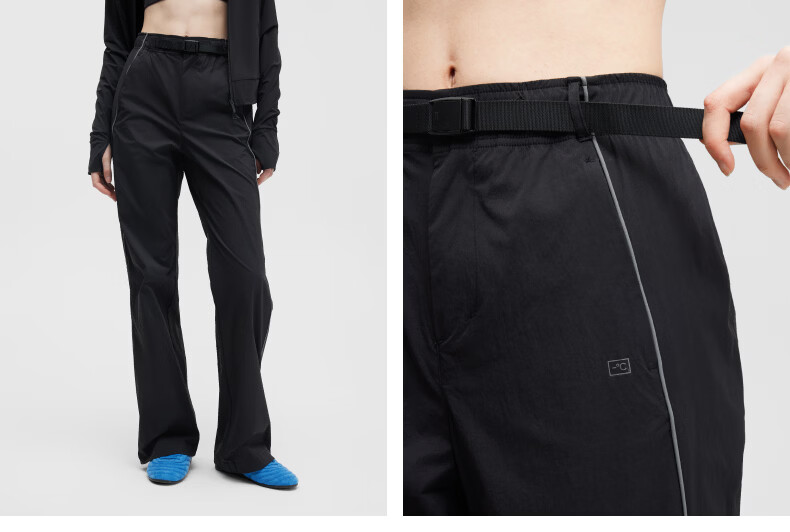 Jiaonei [Liu Haocun Same Style] Liangpi 504Cool Pro Women's Quick-Dry Flared Sun-Protective Workwear Casual Pants 18