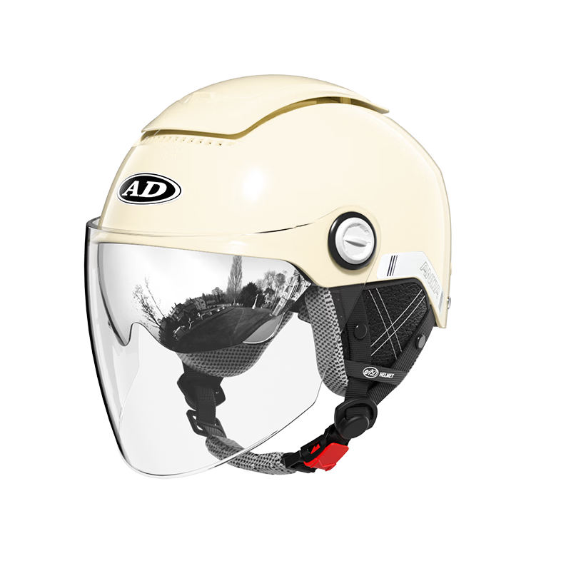 AD New National Standard Class A 3C Certified Electric Vehicle Helmet Unisex Summer Sun Protection Dual Lens Zero-Feeling Sunroof Electric Bike Safety Helmet Men's Four-Season Universal Motorcycle Hal