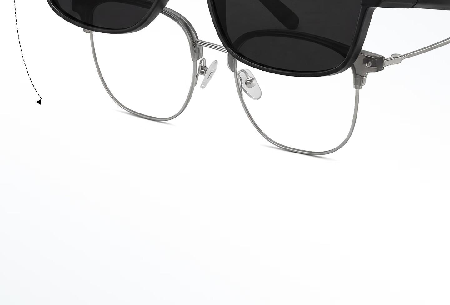 CAPONI Prescription Sunglasses Clip-On Photochromic Polarized HUD Display Day and Night Driving Glasses for Men 15