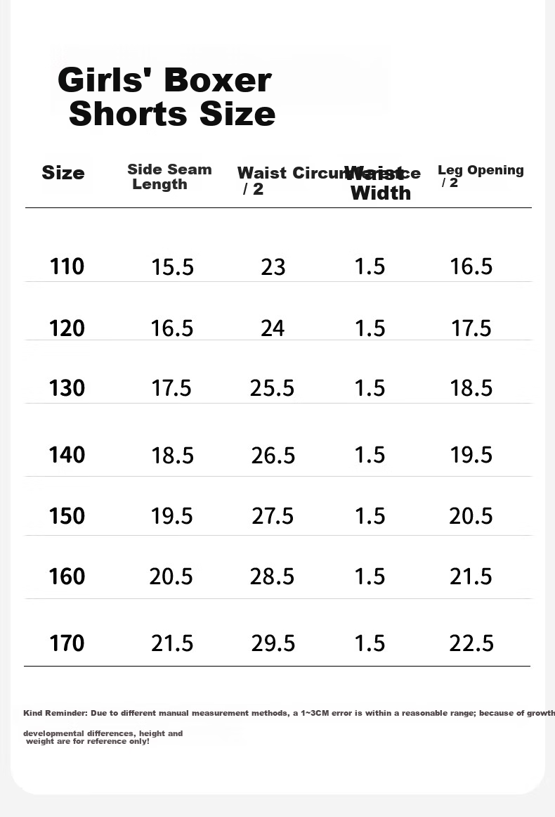 Dingguagua Girls' Triangle Underwear Short Pants Full Cotton Antibacterial Class A Breathable Children's Underwear Little Cute Rabbit 140 11