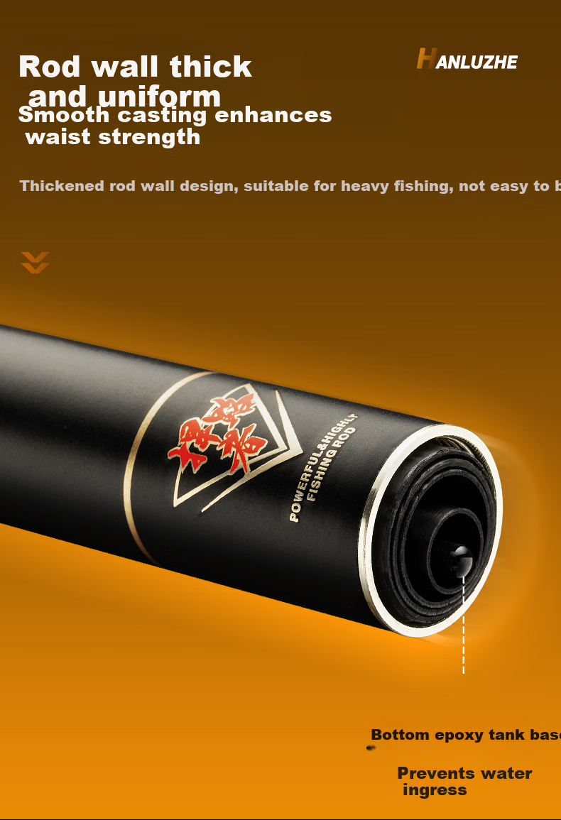 GW Fishing Rod Hand Rod 2.7m Defender Lake Reservoir Lightweight Ultra-Light Ultra-Hard 28 Tuning 5H All-Purpose Fishing Rod 11