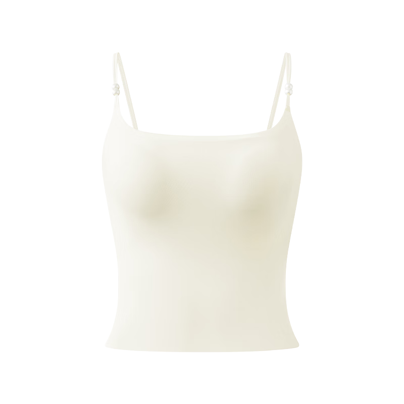 Herbal Original Color Camisole Women's Bra with Padding 2026 Spring Summer New Back Beauty Integrated Base Layer Outerwear