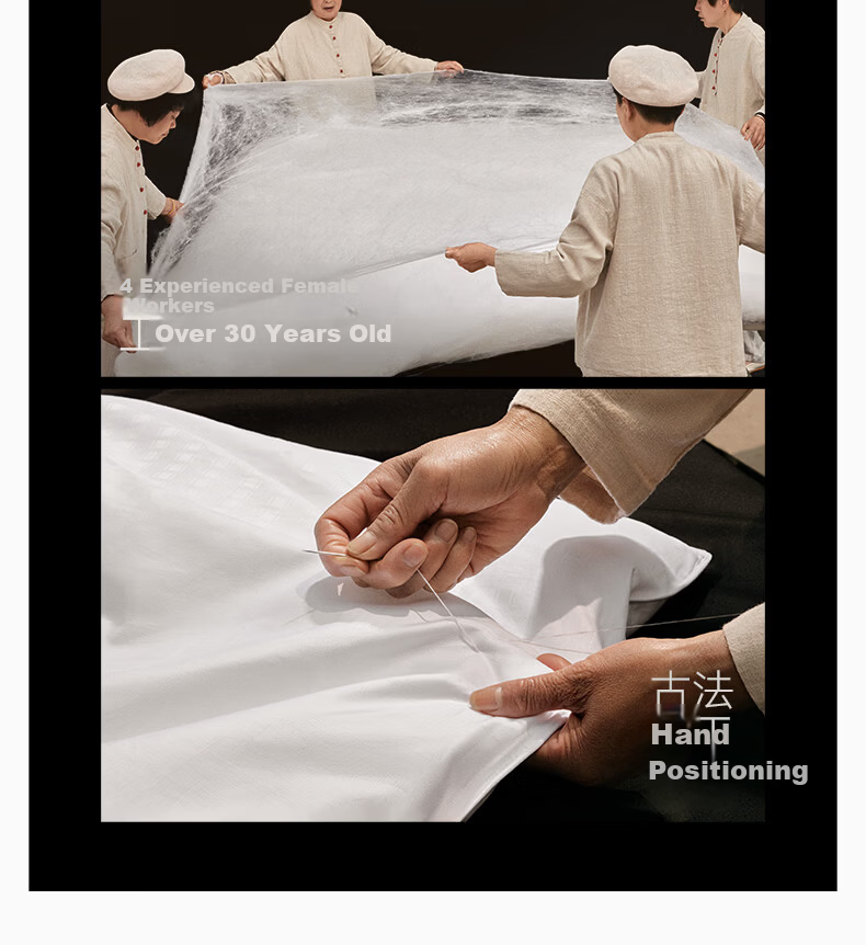 Silk Empress [Lanyu] 100% Premium Mulberry Silk Quilt Core Four Seasons Double-Layer Silk 2+4 Jin 220*240cm [White] 18