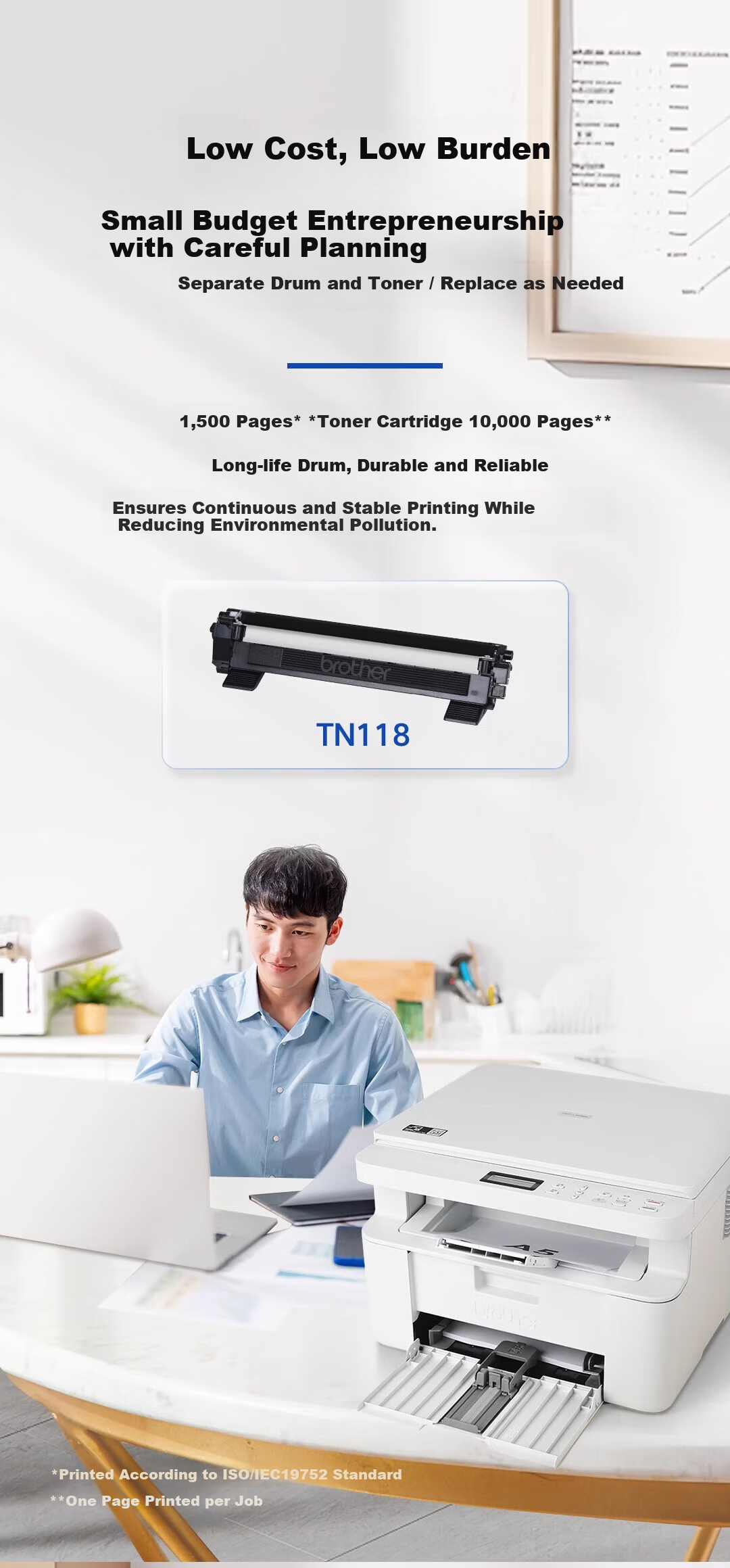 Brother DCP-L1848W Laser Printer Copier Scanner All-in-One Wireless WiFi Dual-Band Home Small Office Mobile Remote Printing 4