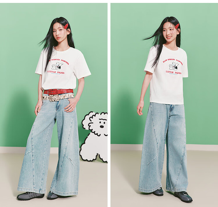 Semir BRUNCH BROTHER Collaboration Women's Summer Cotton Embroidered Short Sleeve T-Shirt 2026 Top 109326100023 16
