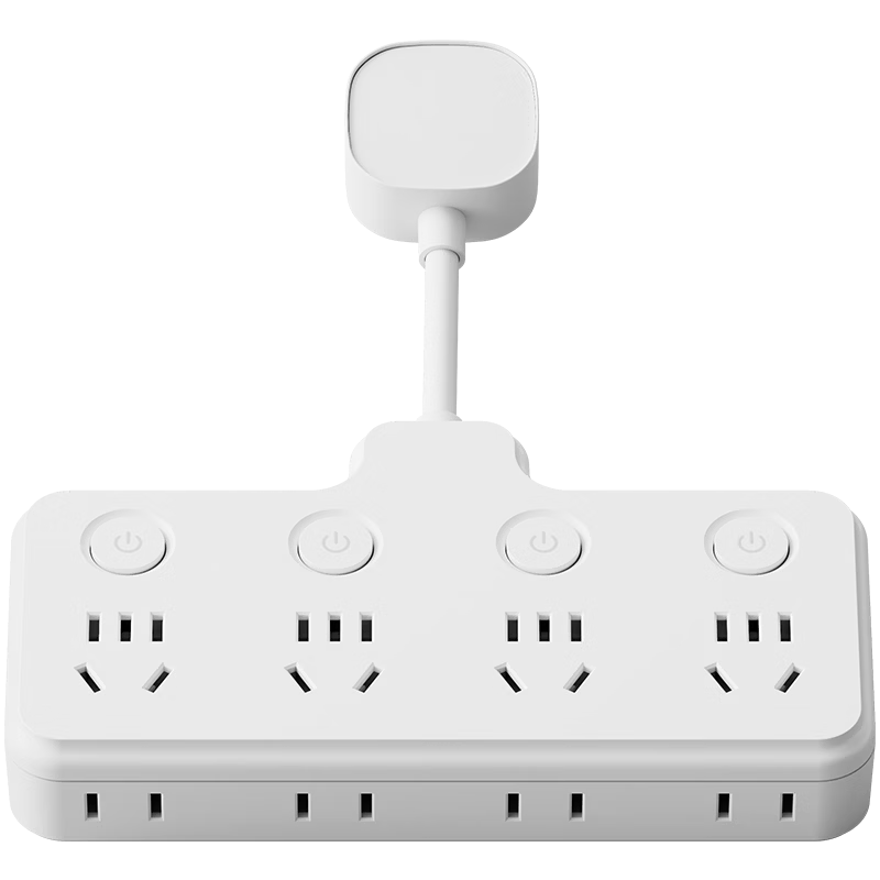 International Electric 86-Type Wireless Socket Converter Home Multi-Port One-to-Many Ultra-Thin Multi-Functional Extension Socket Panel Power Strip One-to-Eight Four-Building Sub-Control