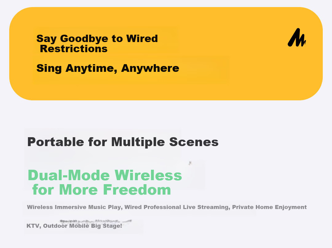 Maono Wireless Microphone Live Singing KTV Condenser Microphone Professional Built-in Sound Card Computer Mobile Recording Dedicated Device Software Reverb Tuning DM40Live Desktop Model 17
