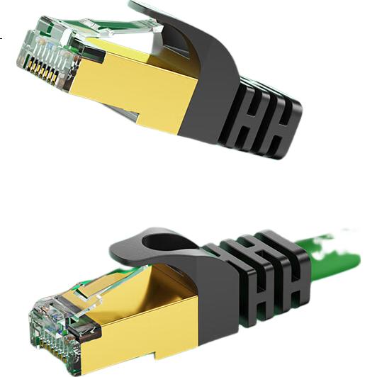 CABLE CREATION CAT6A High Flexibility Industrial Grade Patch Cable Network Wire, 10 Gigabit Shielded Network Connection Cable, High Temperature Resistant Computer Broadband Home Premade Patch Cord, 3m