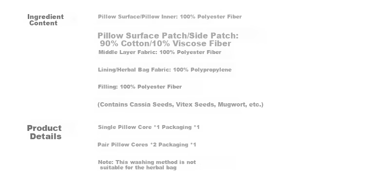 Mercury Home Textile Buckwheat and Cassia Neck Support Firm Ergonomic Pillow Core for Cervical Relief Home Use Single 48×74cm 11