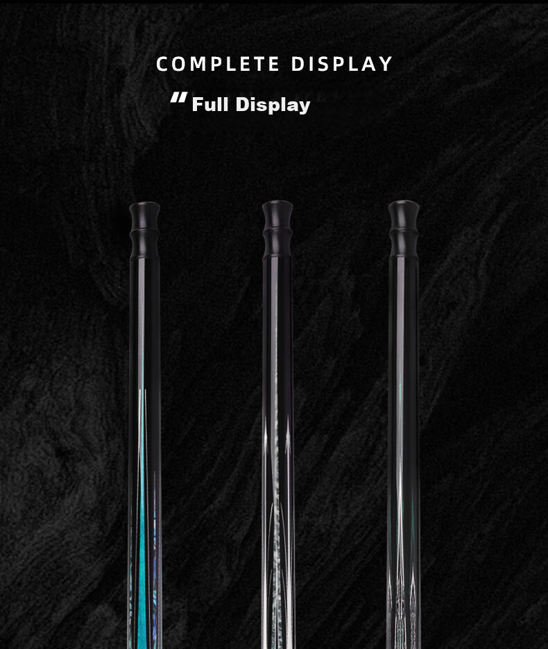 U Global Billiard Cue New Green Demon Series Fancy Nine-Ball Large Head Cue Chinese Eight-Ball Table Cue LM-0206 2