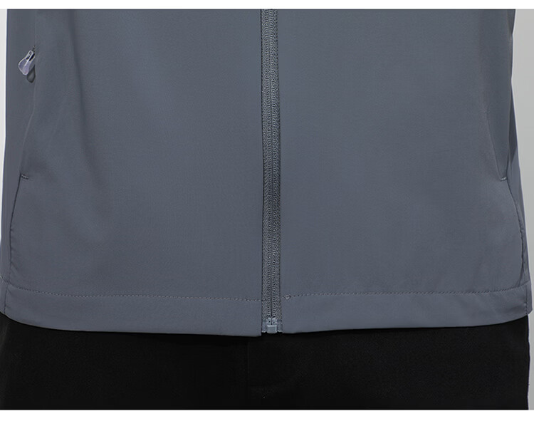 ROMON Men's Sunscreen Jacket Summer Ice Silk Quick-Dry Lightweight Breathable Casual Outdoor Fishing Coat Dark Gray M 8856 26