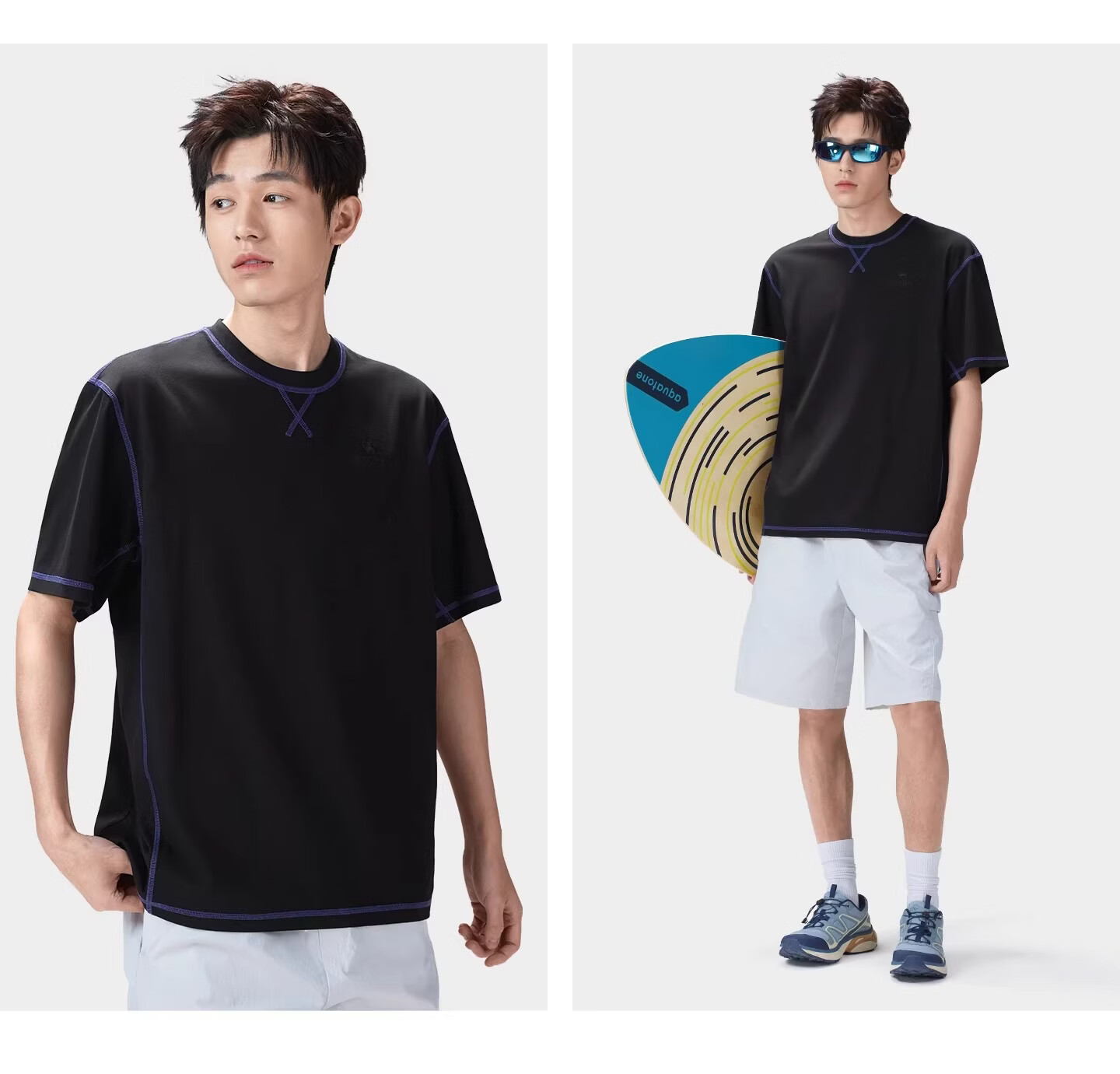 CAMEL Outdoor Quick-Dry T-Shirt Men Spring Summer 2026 Short Sleeve Breathable Cooling Stretch Hiking Top Women A36BK08037 27