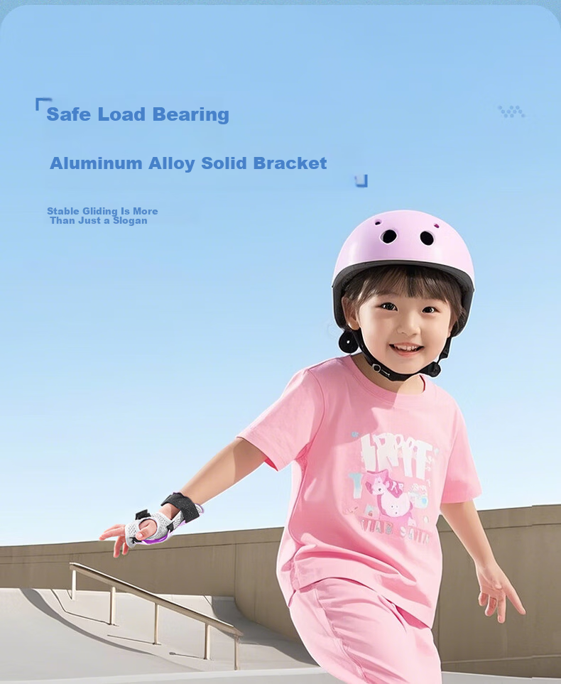 361° Kids Double Kick Skateboard Beginner Boys Girls Youth 6-12 Years Professional Street Skateboard Blue Action Wheels 2