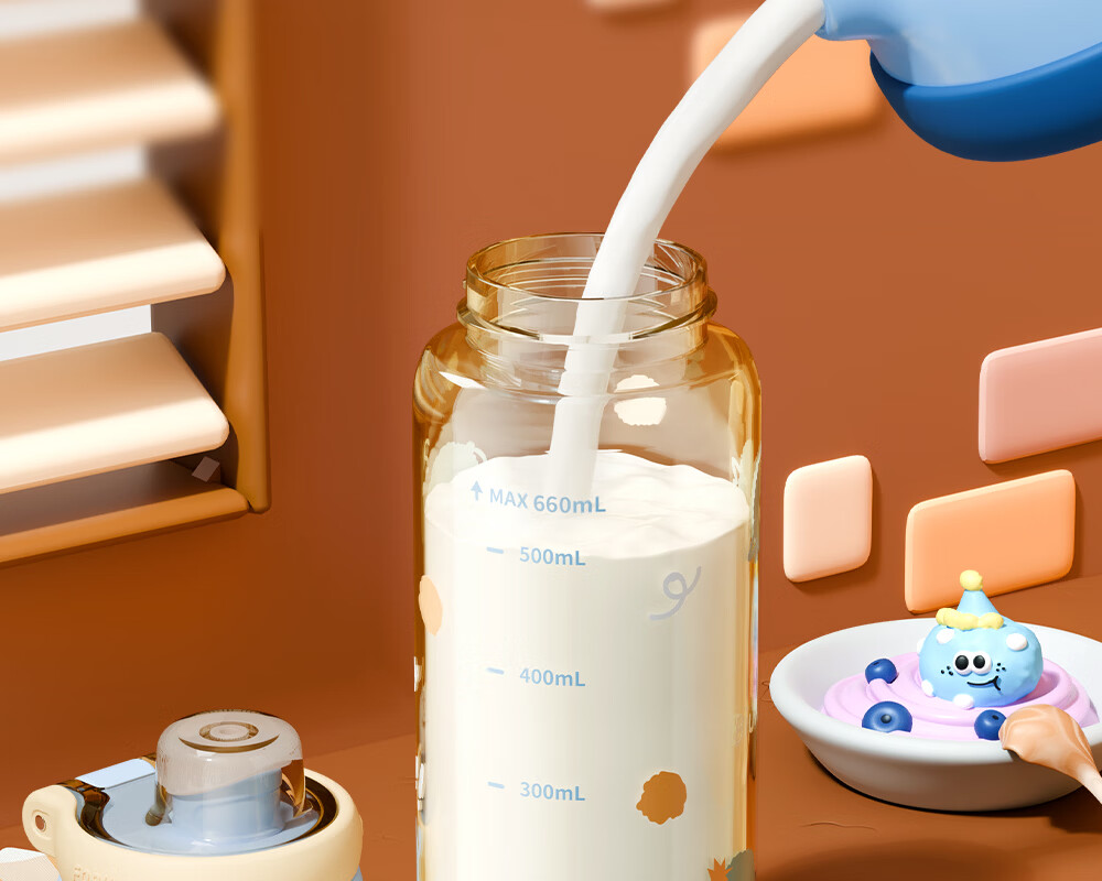 Fuguang Children's Student Plastic Water Bottle PPSU Portable Summer Sports Large Capacity Cup for Pregnant Women and Infants 21