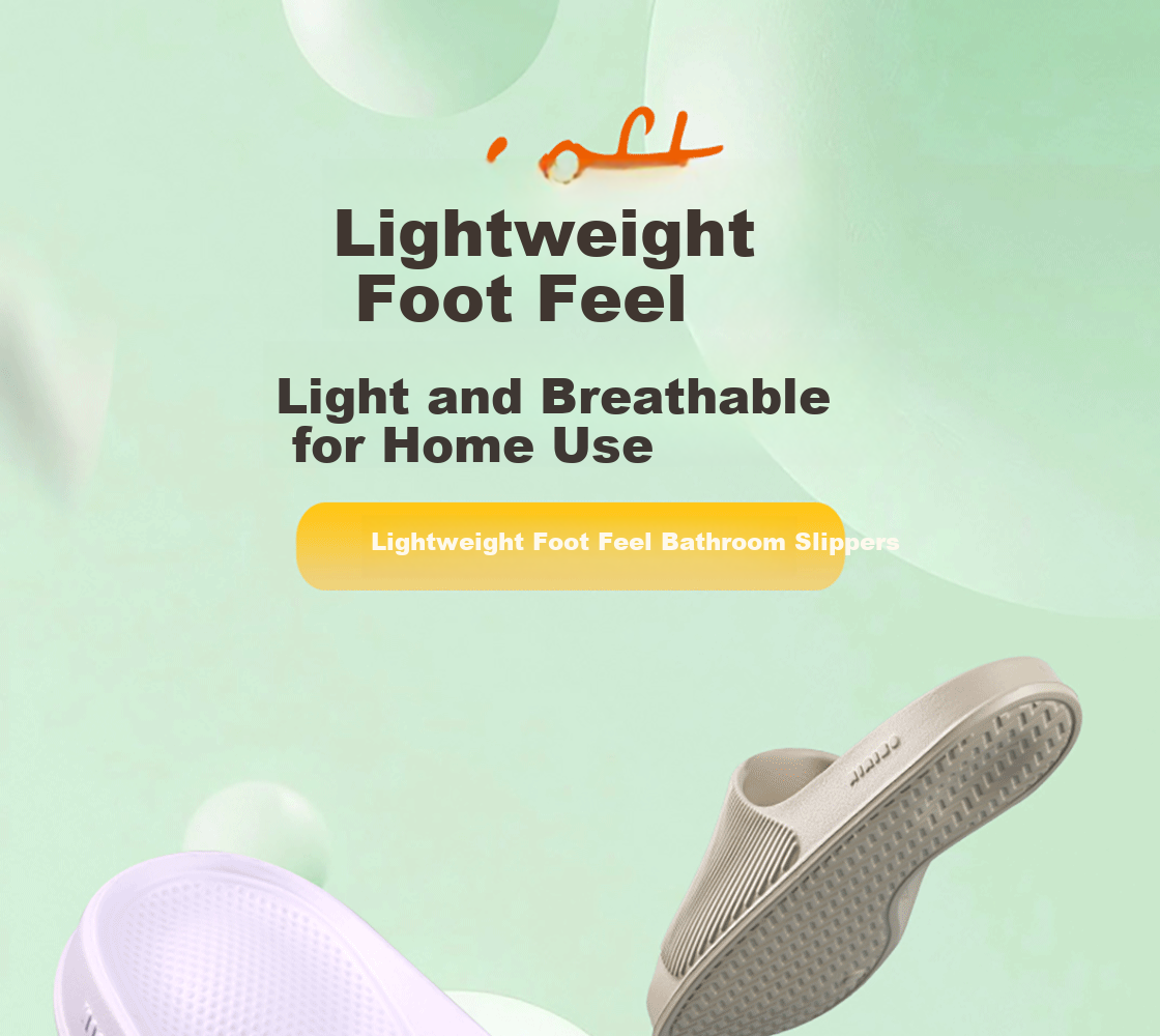 MINISO Lightweight Comfort Series Bathroom Slippers Couple Home Shoes Cloud Mist Purple Size 39-40 1