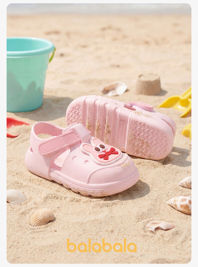 Balabala Kids Summer Sandals Boys Girls Hole Shoes Toddler Sports Outdoor Beach Sandals Baby Kindergarten Hole Shoes 10