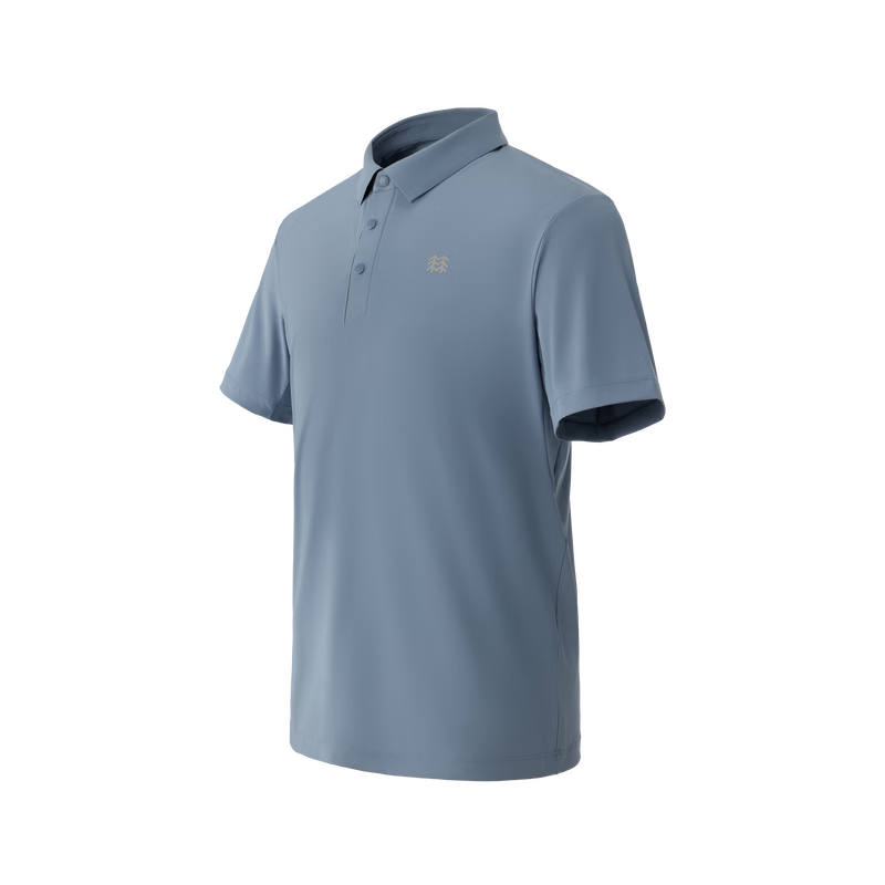 KOLON SPORT Men's Outdoor Casual Cooling UPF50+ CARVICO Short Sleeve Shirt
