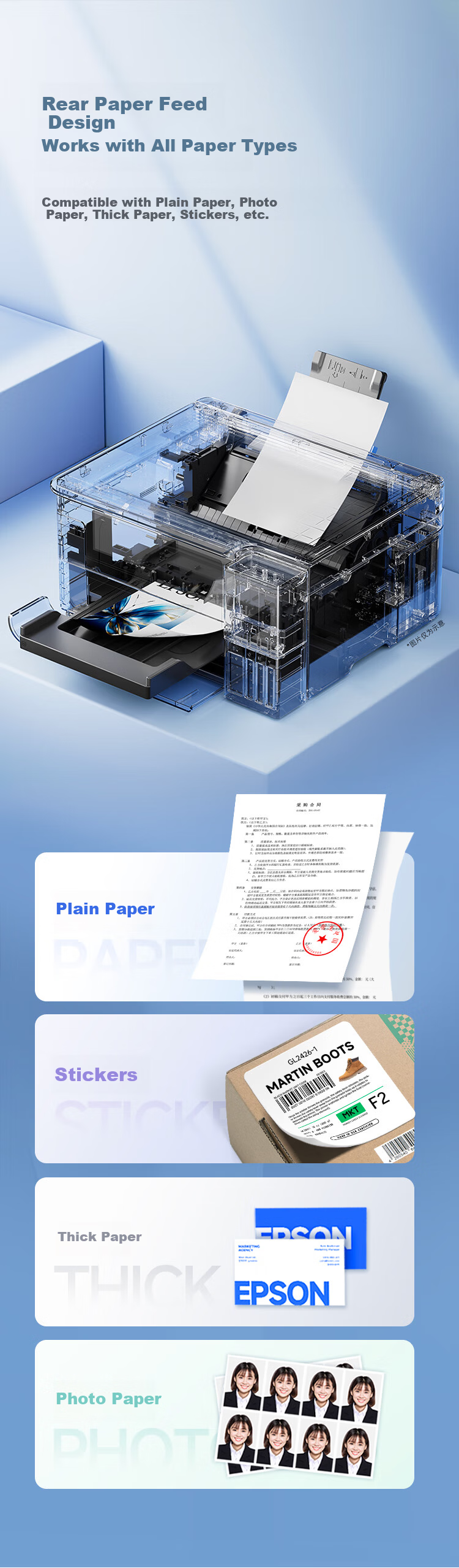 EPSON EcoTank L4366 Color Office Printer with Increased Print Volume, Automatic Duplex Printing, Copy/Scan, WiFi/5G, Mobile Remote Control 3