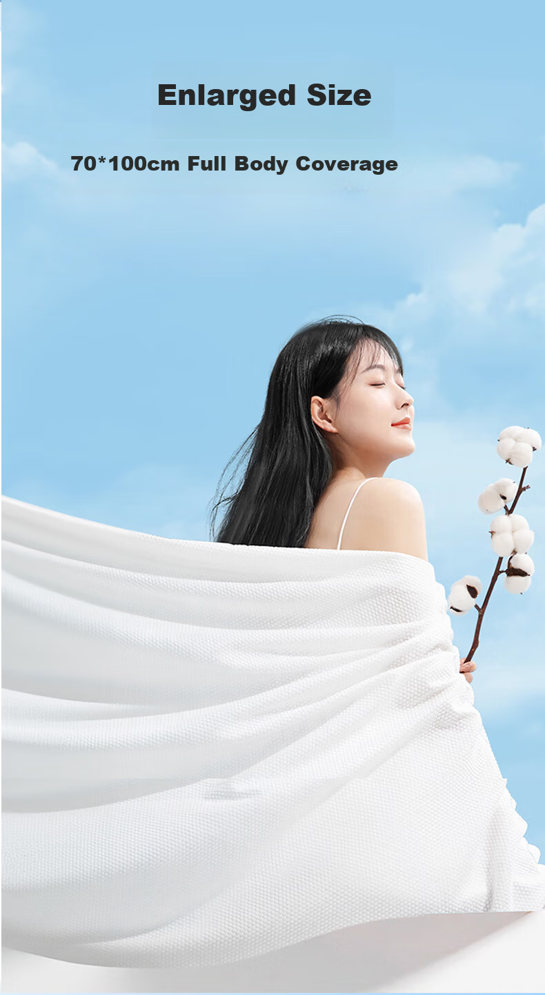 Agogo Compressed Bath Towels 5pcs 60x120cm Disposable Face Towels Travel Hotel Portable 6